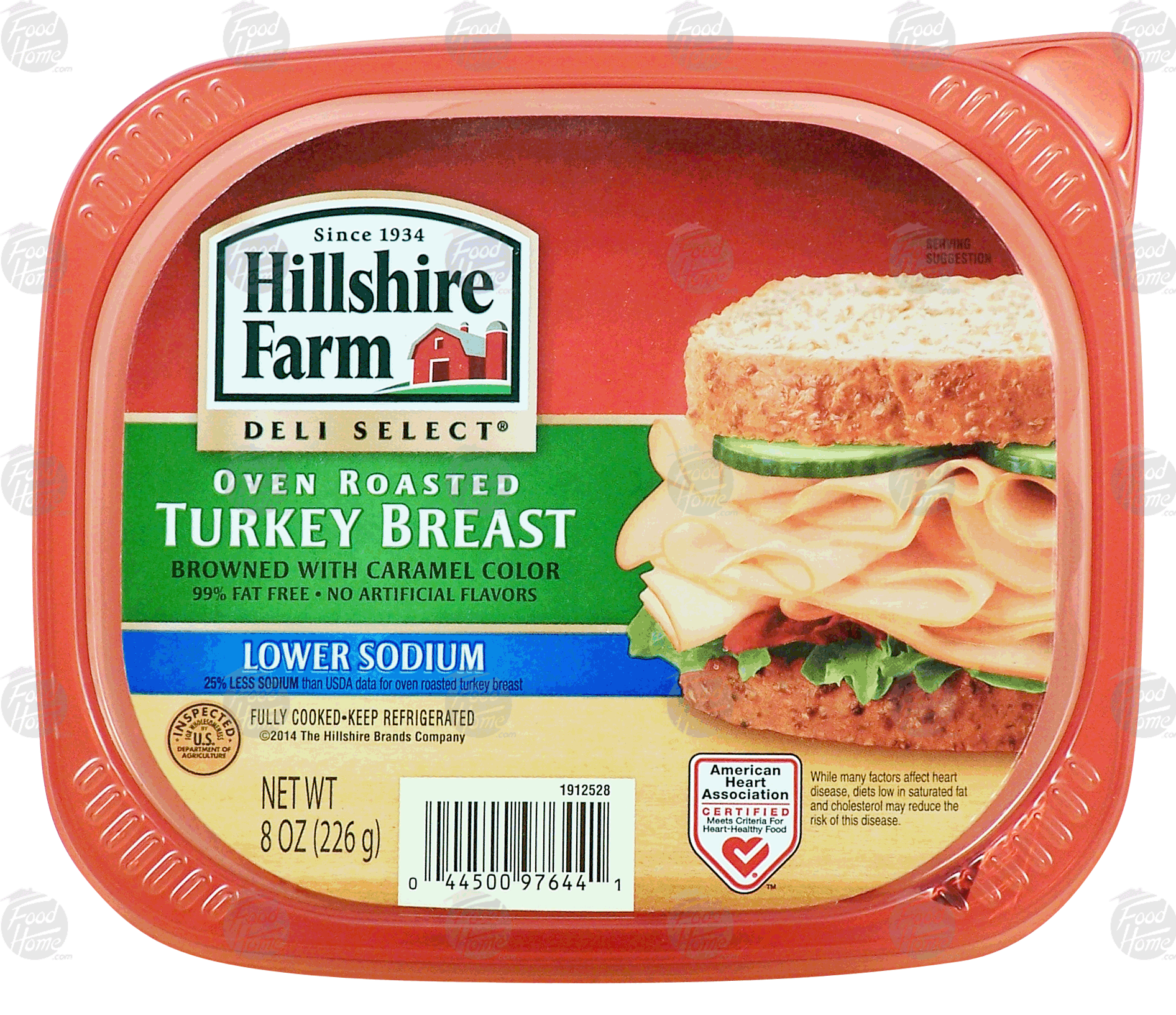 Hillshire Farm Deli Select oven roasted turkey breast, lower sodium Full-Size Picture